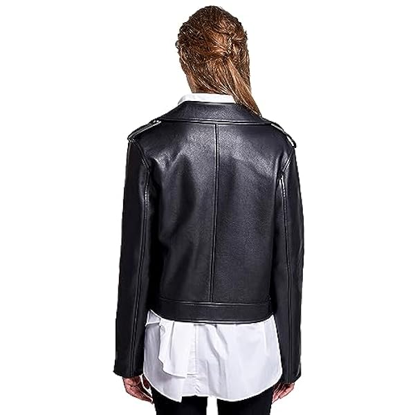 Adhdyuud Vrouwen Casual Faux Leathers Jas Zwarte Straat Biker Jas Y2K Jas Punk Bijgesneden Motor Uitloper